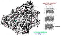 Sighisoara Medieval Citadel Map